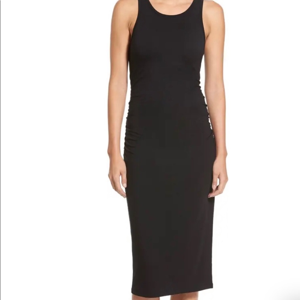 Nordstrom Stem brand ruched tank midi dress. Excellent condition. Size Small